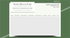 Desktop Screenshot of familydentalcareofbellevue.com